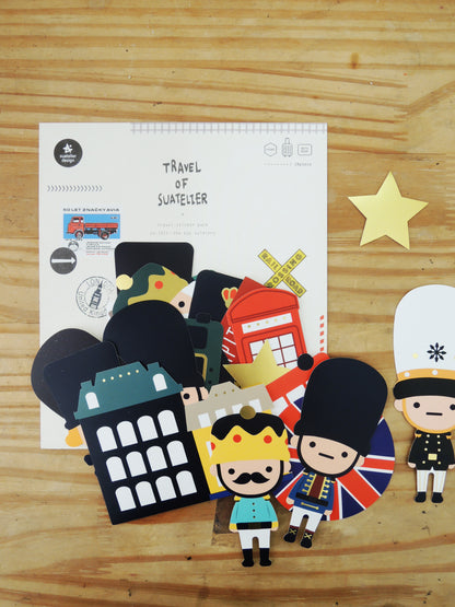 Travel of SUATELIER Sticker Pack No. 1515 the toy soldiers