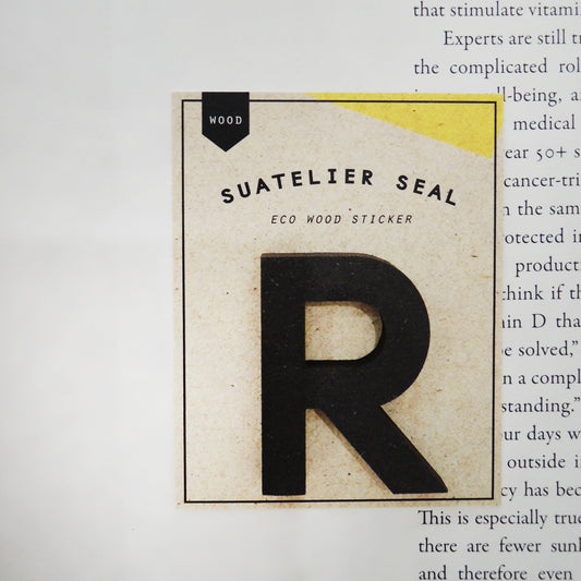 SUATELIER Seal Eco wood sticker No. 1718 wood R