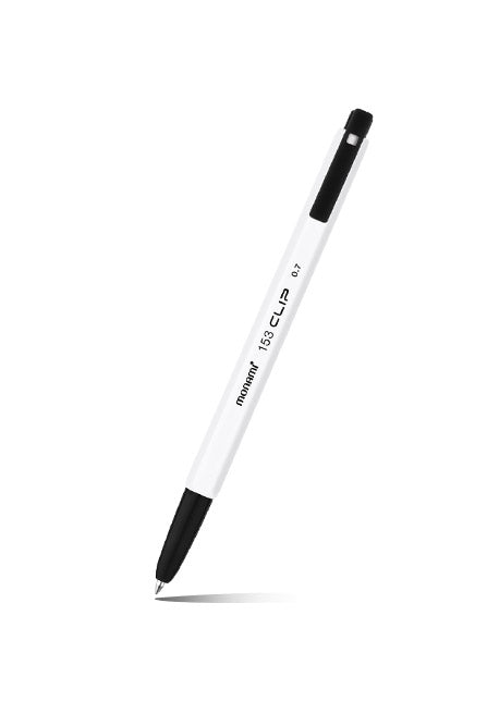 MONAMI Pen 153 Clip - 0.7mm/Black