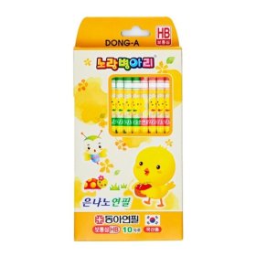DONG-A Pencil Yellow Chick Silver Nano (HB/5pcs)