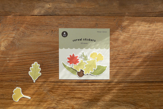 SUATELIER Cereal Sticker No. 303 leaves