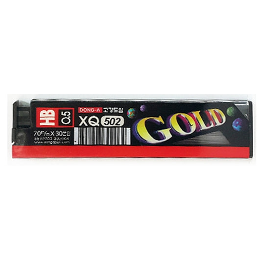 DONG-A Sharp Refill XQ Ceramic 502 Gold - 0.5mm/HB/70mm