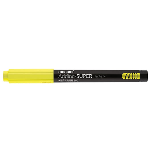 MONAMI Highlighter Adding Super 600 - Yellow