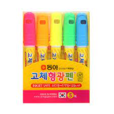 DONG-A Highlighter Solid Set - 5 colors