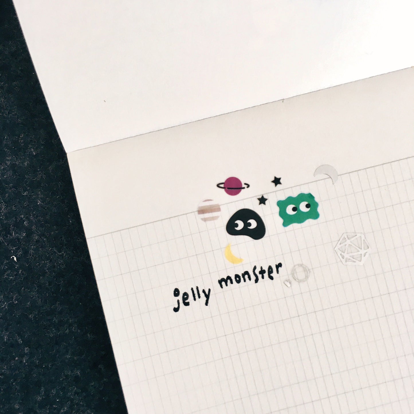 SUATELIER Stickers No. 1068 Jelly Monster