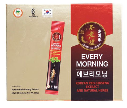 Korean Red Ginseng Extract Every Morning 3 box (30 sachets)