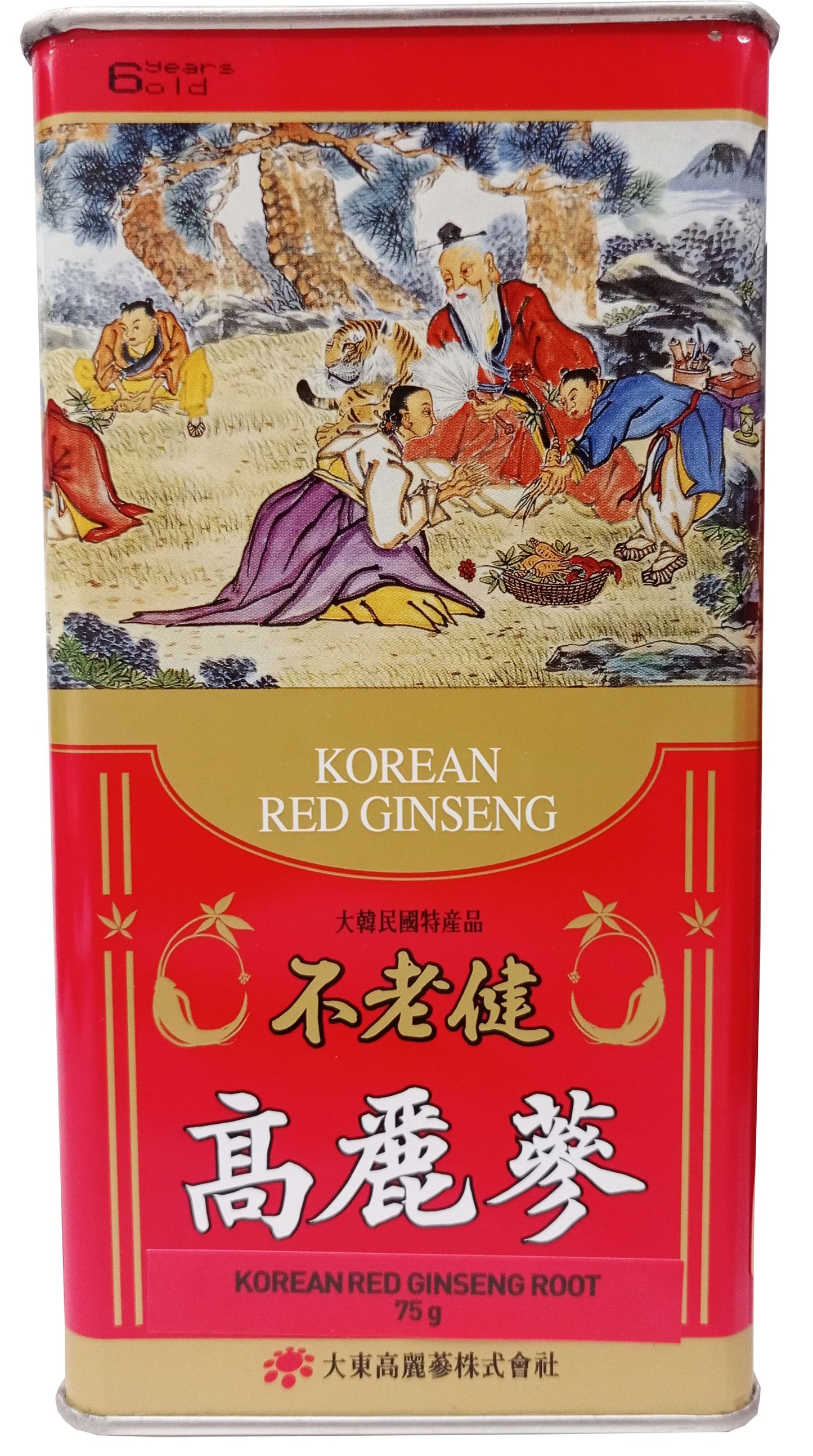 Korean Red Ginseng Root 75g (Can)