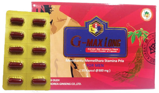 Korean Red Ginseng G-Maxlong 10 capsules