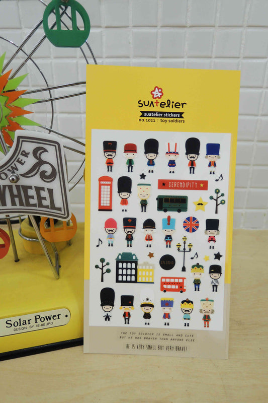 SUATELIER Stickers No. 1021 Toy Soldiers