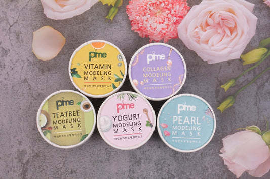 PIME Collagen, Vitamin, Pearl, Tea Tree, Yogurt Modeling Mask (5 pcs) 14SET