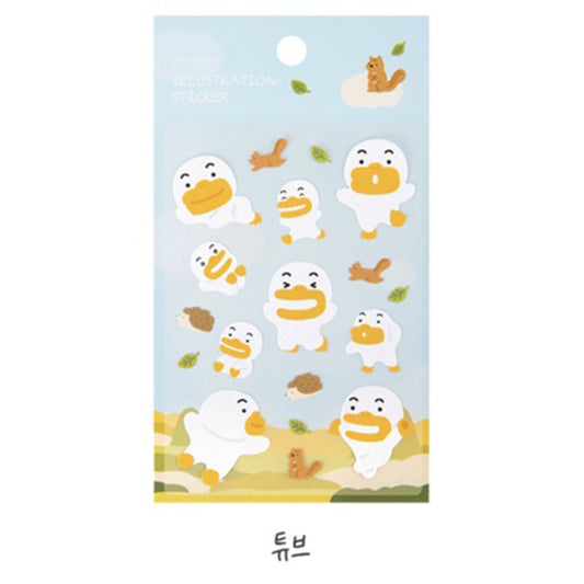 KAKAO FRIENDS Sticker April Shower Cotton Cloth - Tube